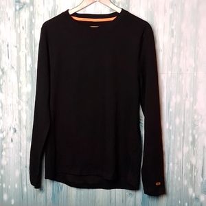 Omni wool long sleeve black large